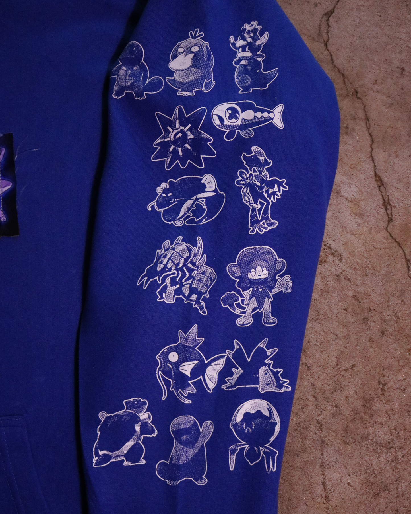 Cerulean Dreams Patchwork Hoodie (Ready to Ship)