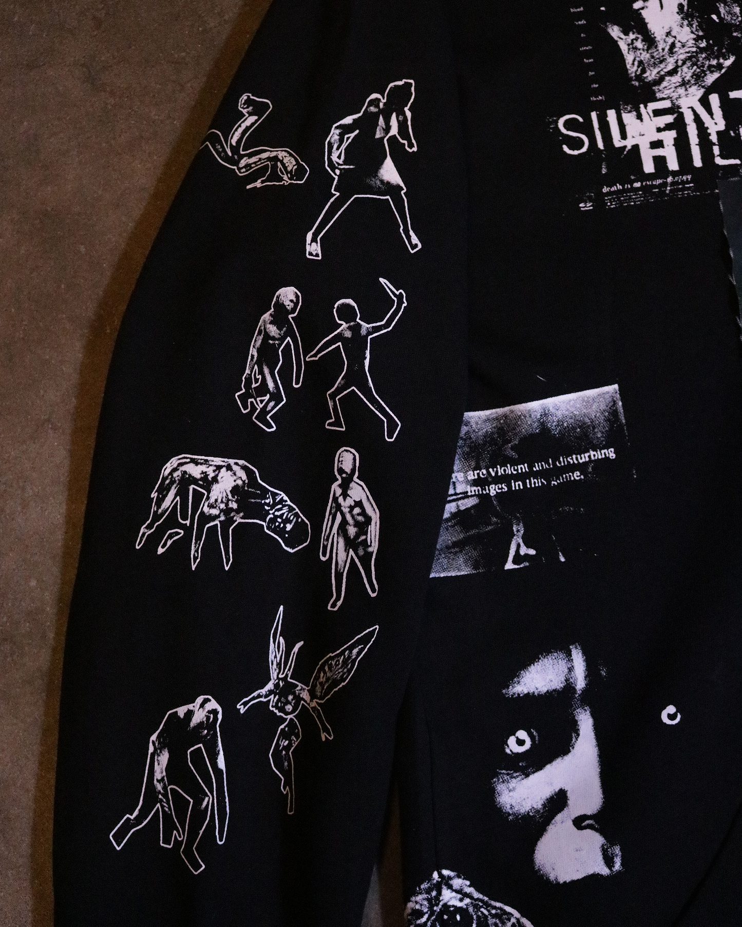 Silent Birth Patchwork Hoodie (Ready to Ship)