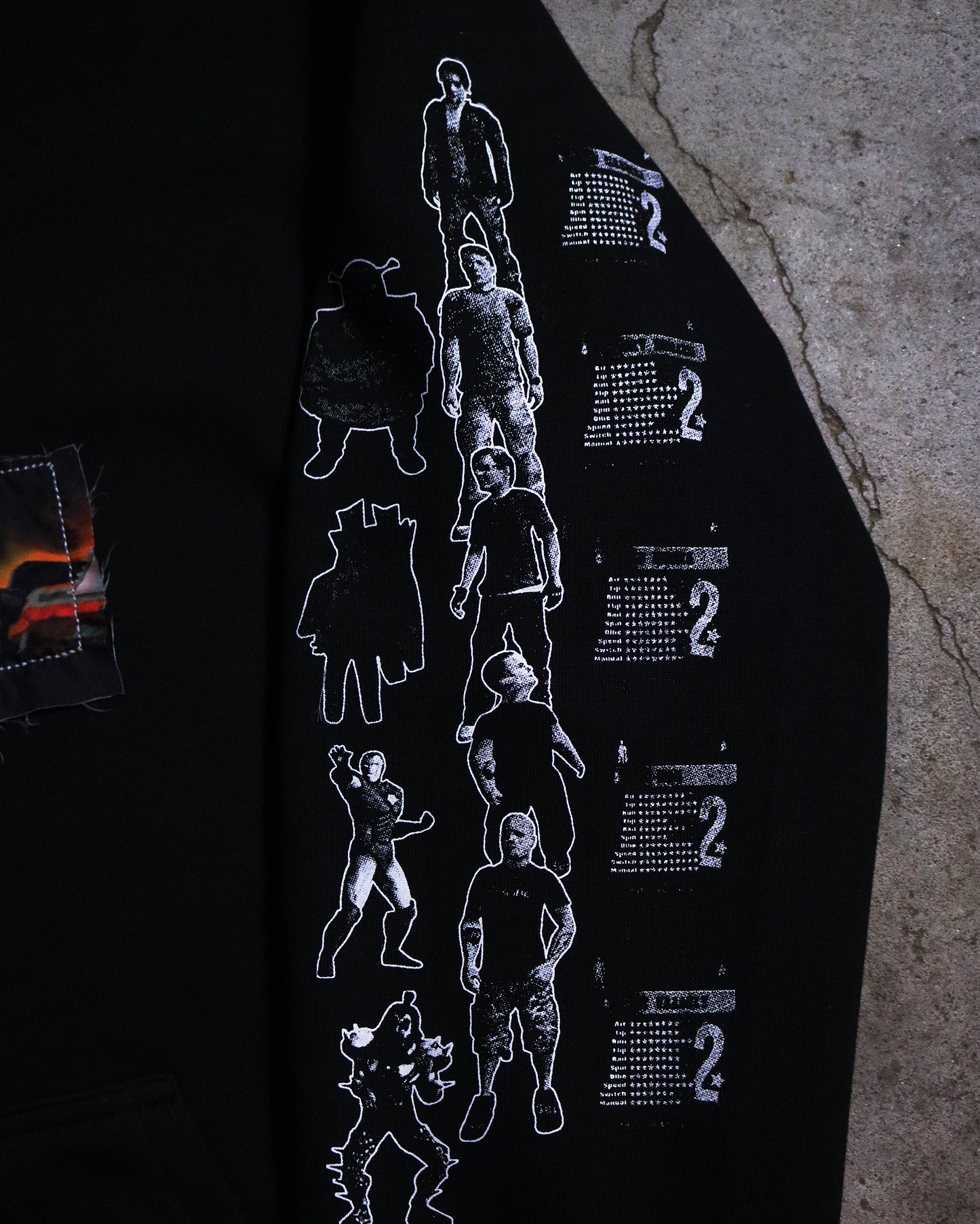 World Destruction Tour Patchwork Hoodie (Ready to Ship)