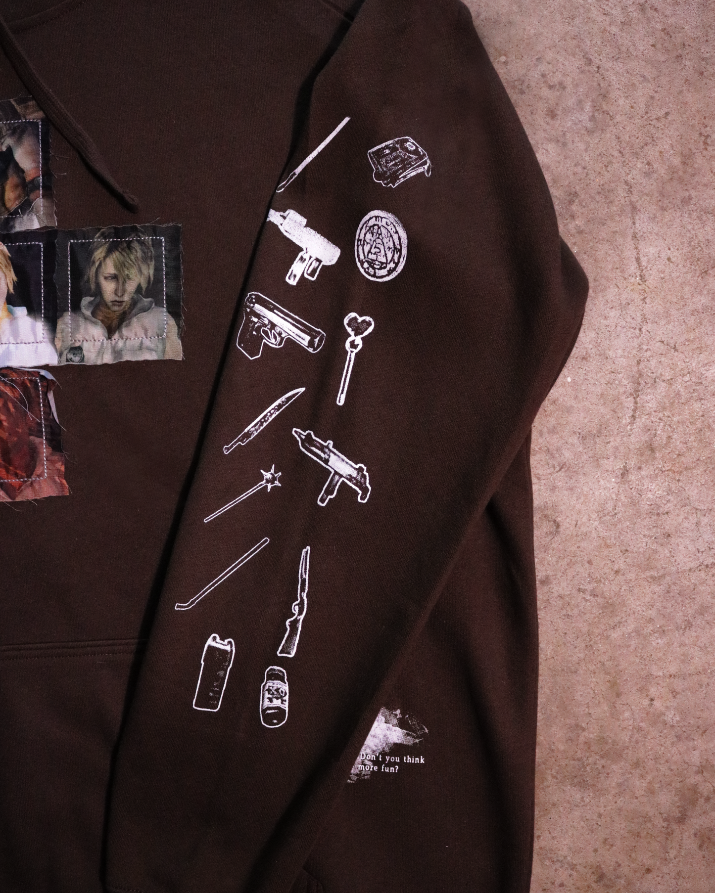 Heather's Descent Patchwork Hoodie (Ready to Ship)