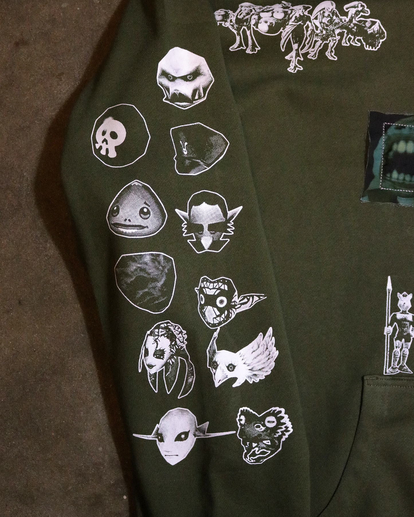 Eternal Moon Patchwork Hoodie (Ready to Ship)