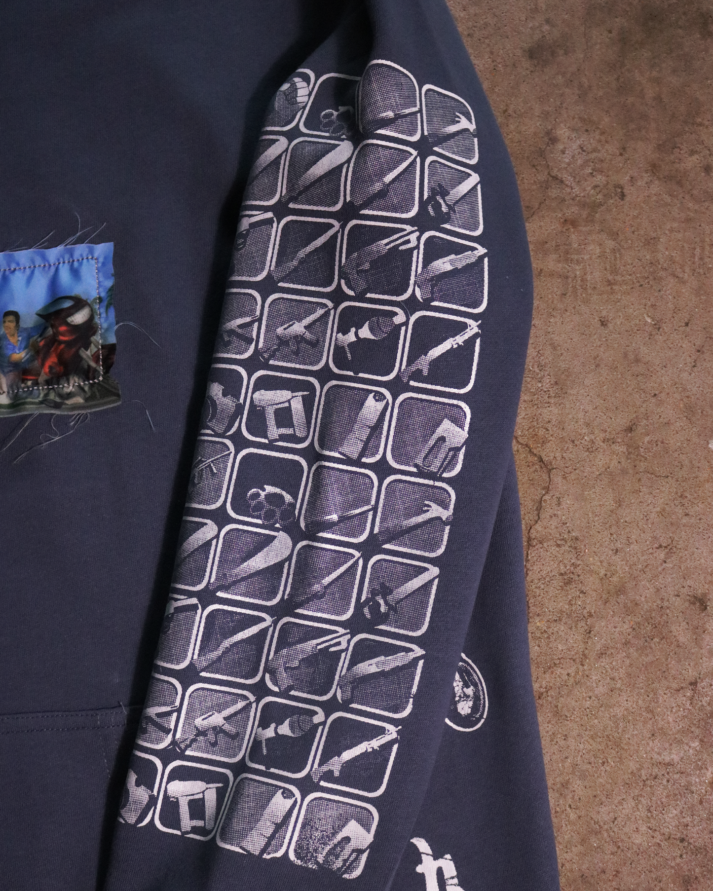 Tommy's Paradise Patchwork Hoodie (Ready to Ship)