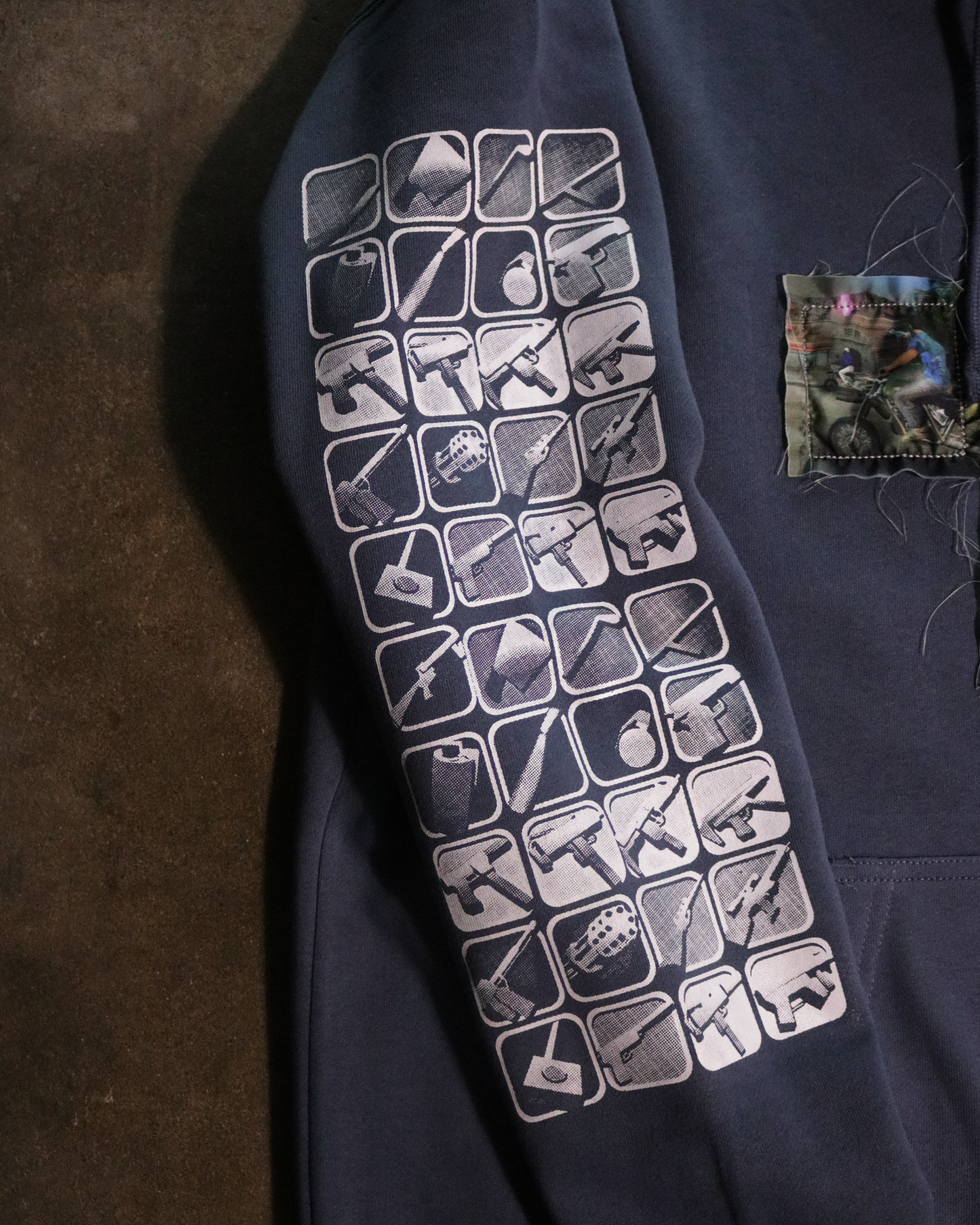 Tommy's Paradise Patchwork Hoodie (Ready to Ship)