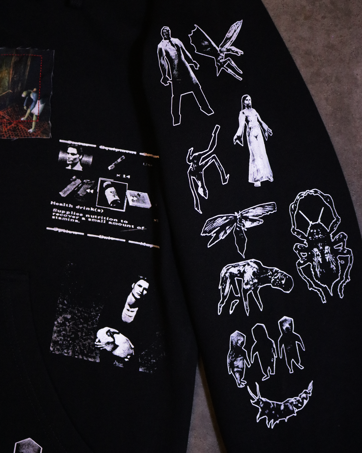Silent Birth Patchwork Hoodie (Ready to Ship)