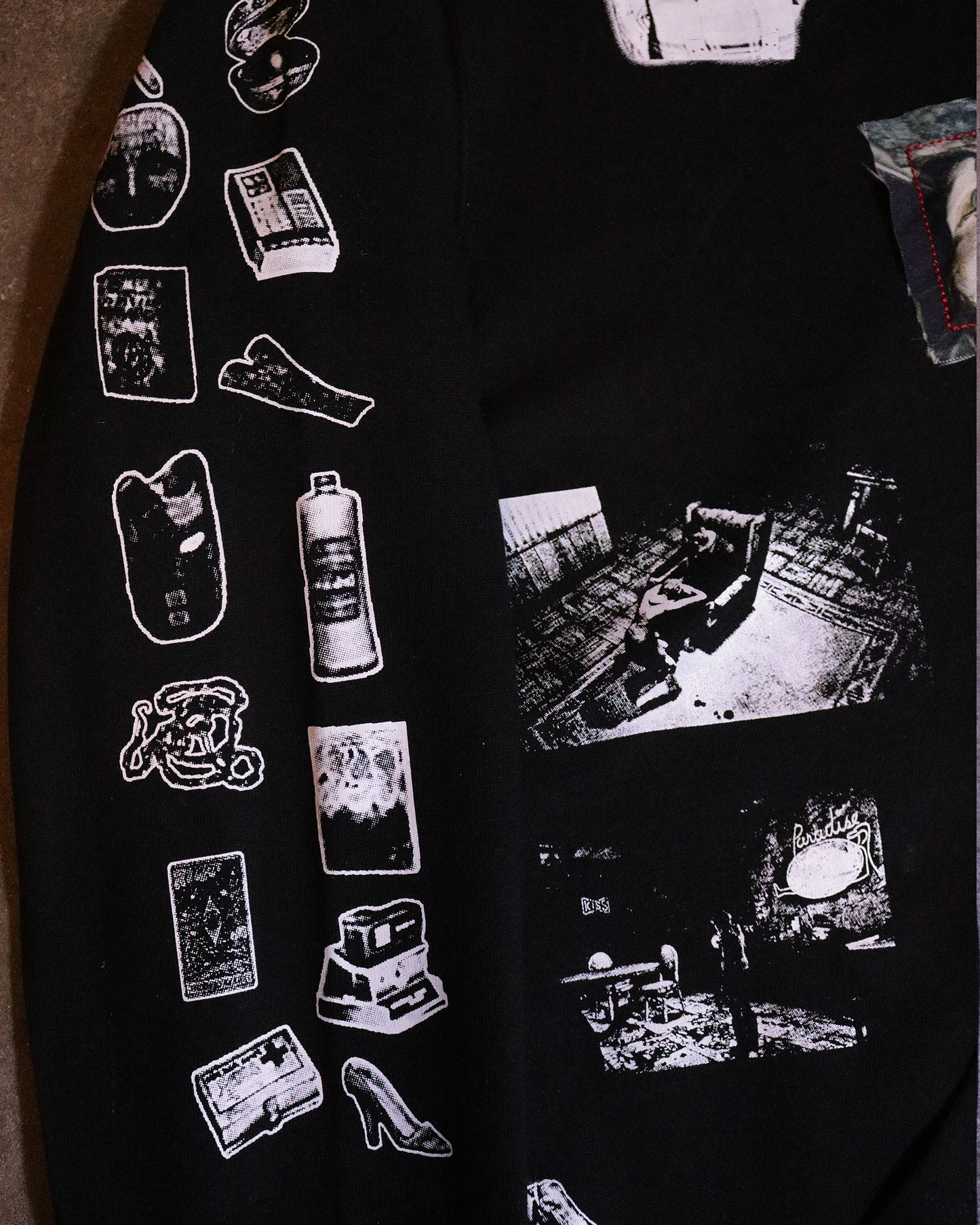The Mirror Room Patchwork Hoodie (Ready to Ship)