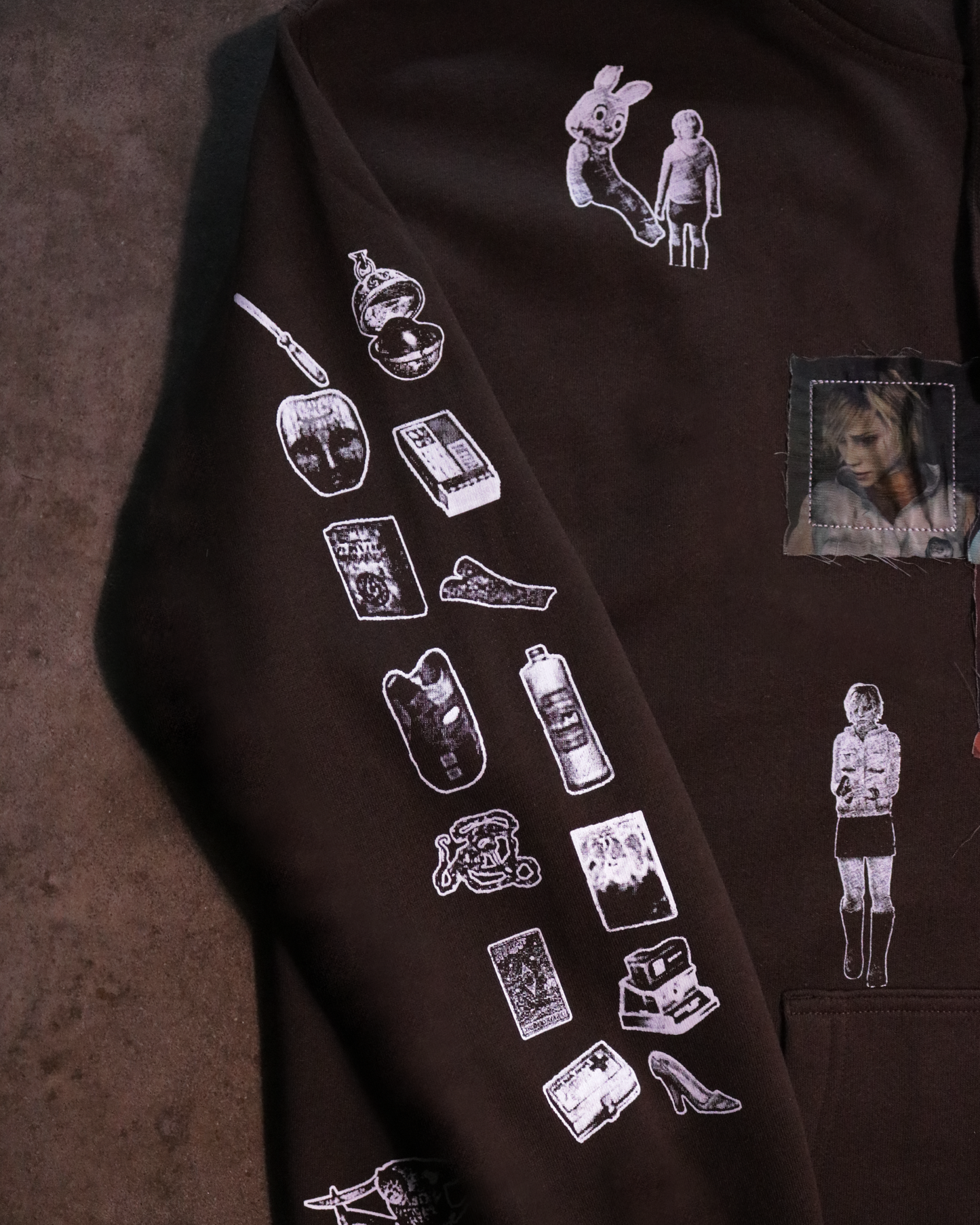 Heather's Descent Patchwork Hoodie (Ready to Ship)