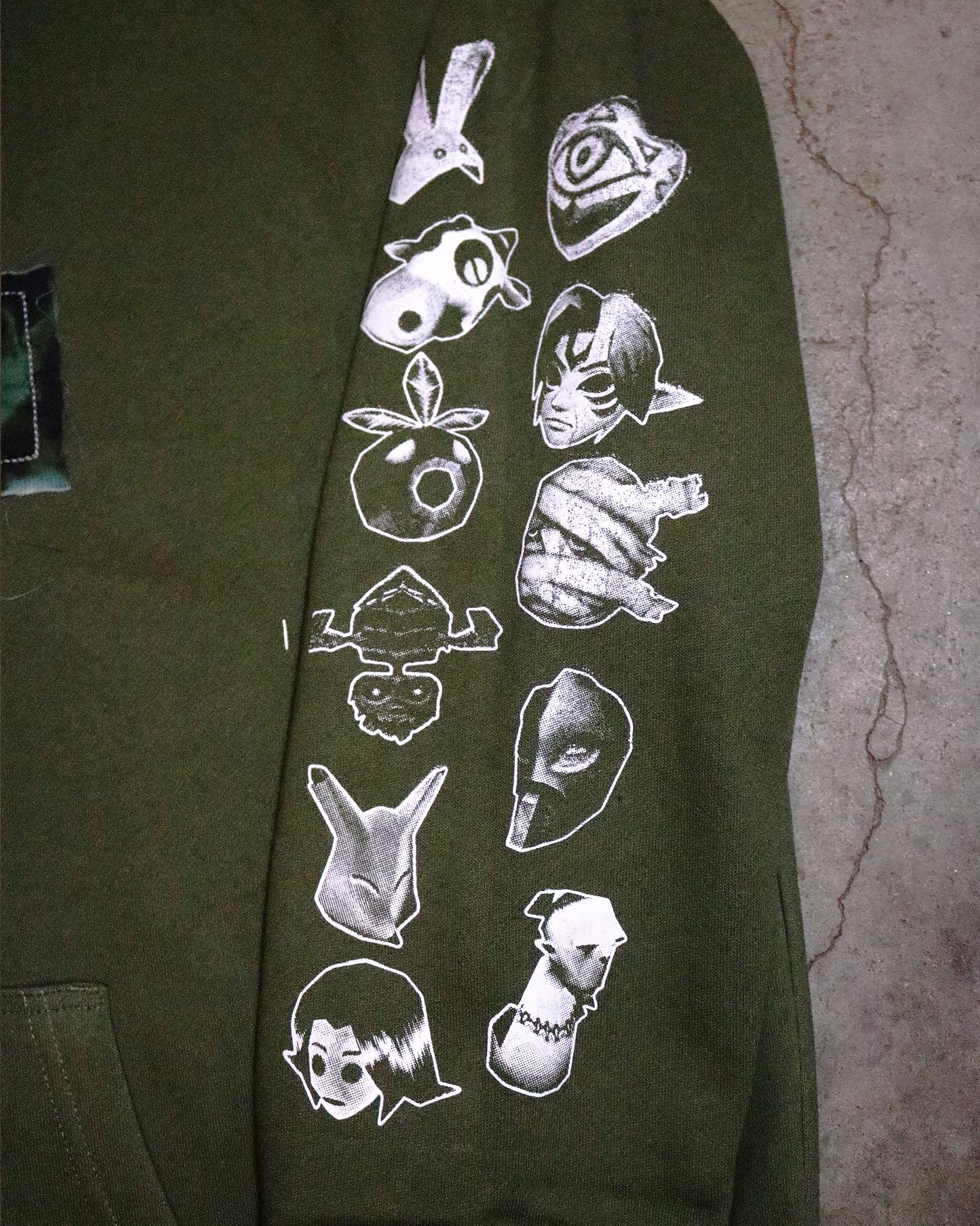 Eternal Moon Patchwork Hoodie (Ready to Ship)