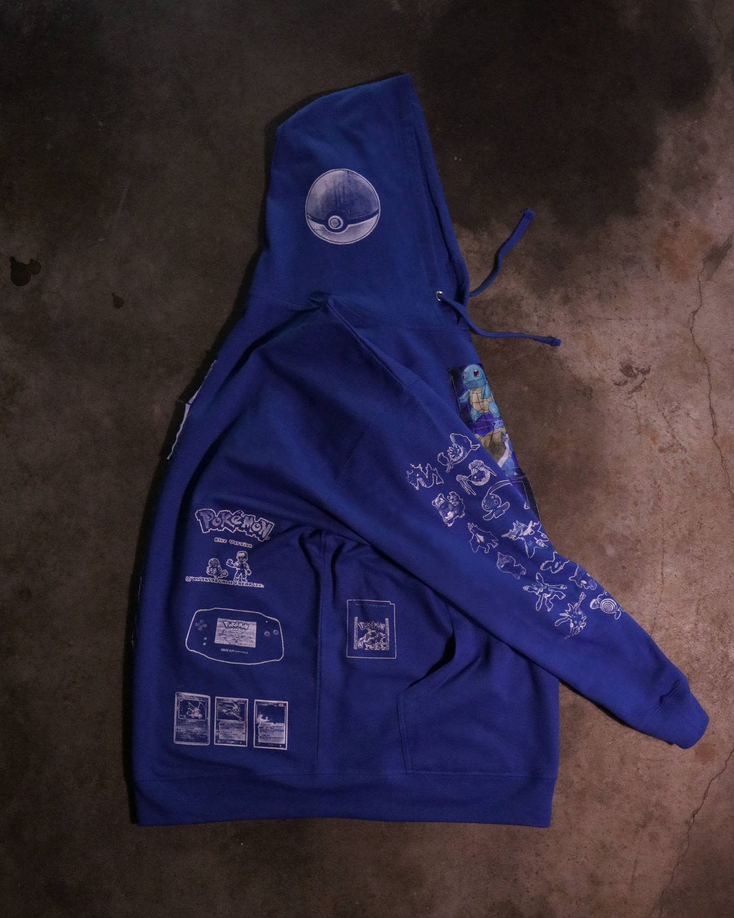 Cerulean Dreams Patchwork Hoodie (Ready to Ship)