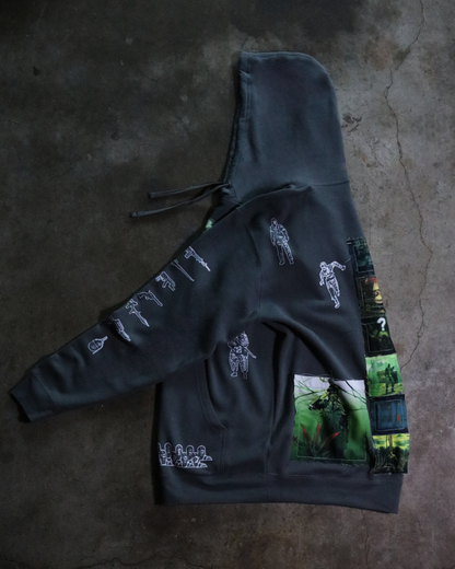 Operation Snake Eater Patchwork Hoodie (Ready to Ship)