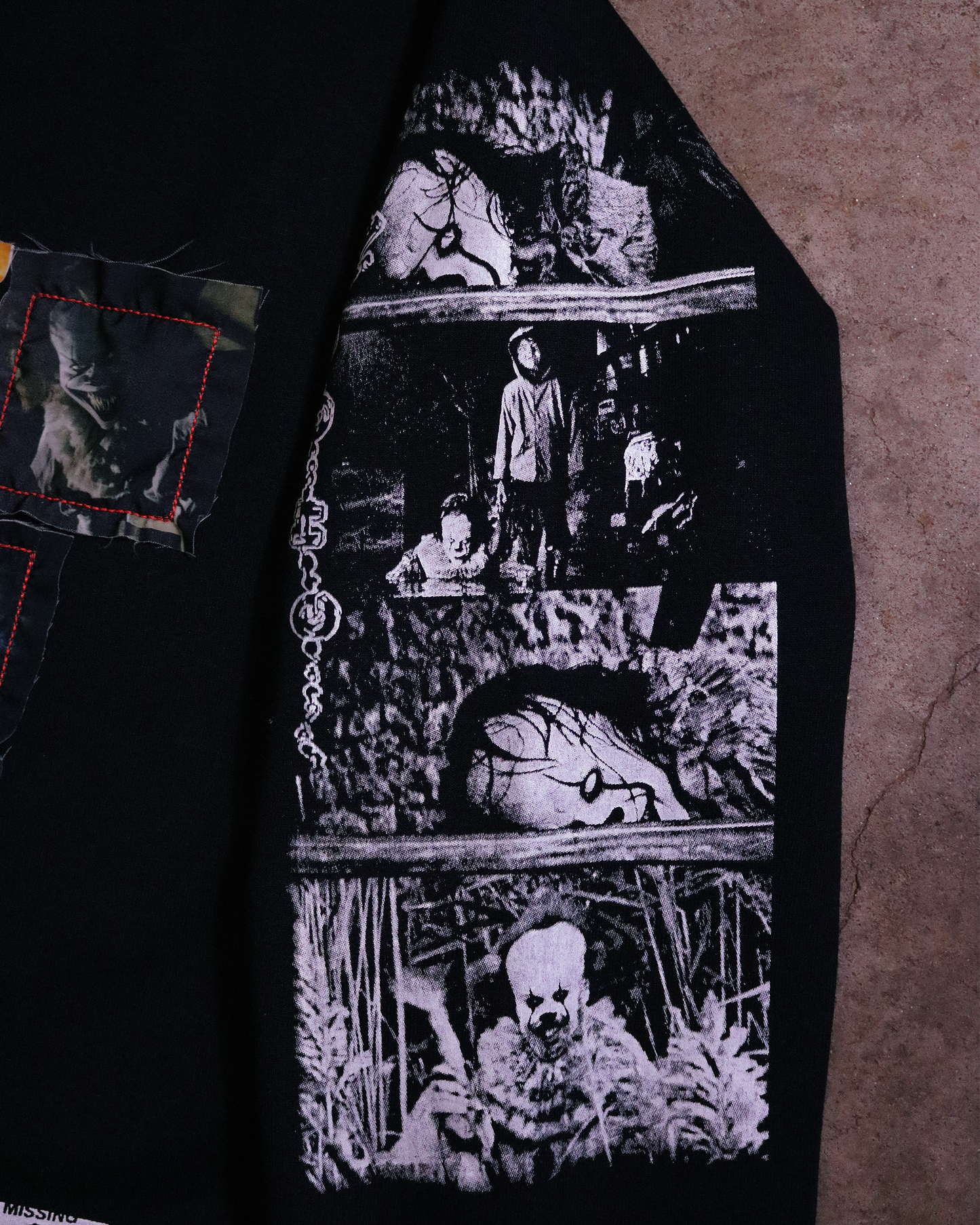 Derry Nightmare Patchwork Zip Up (Ready to Ship)