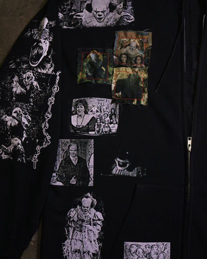 Derry Nightmare Patchwork Zip Up (Ready to Ship)