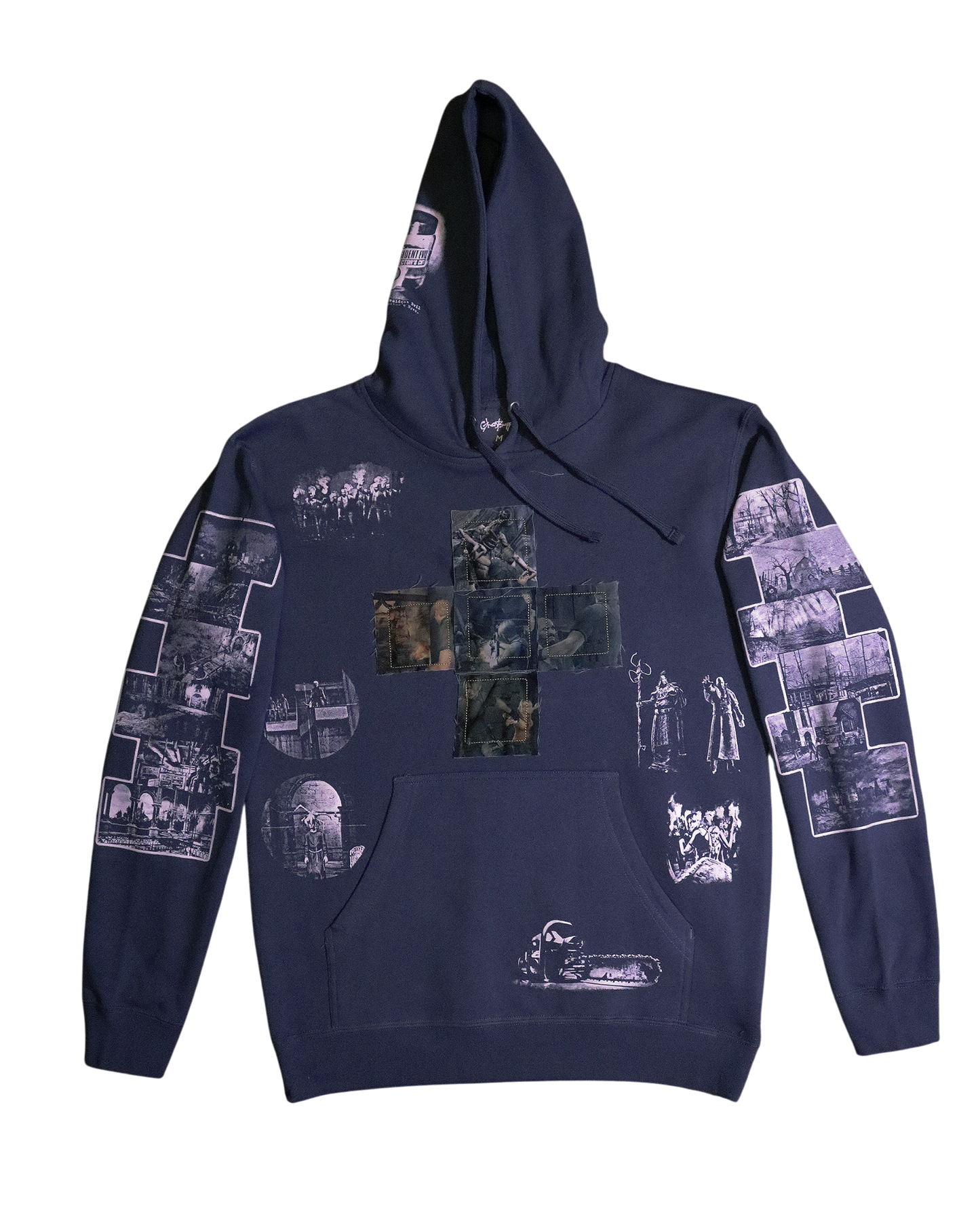 Village of the Damned Patchwork Hoodie (Ready to Ship)