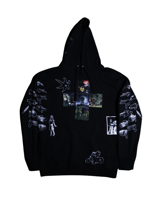 Chaos Control Patchwork Hoodie (Ready to Ship)