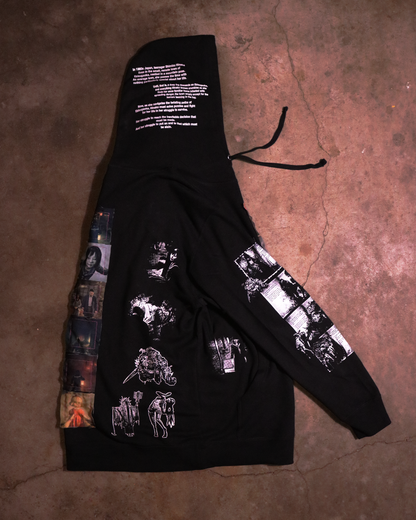 Rot in Bloom Patchwork Hoodie (Ready to Ship)