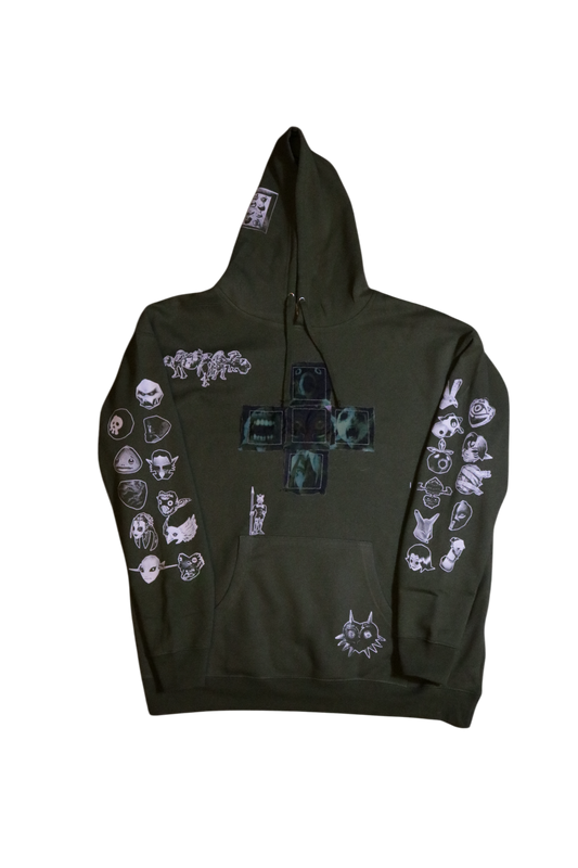 Eternal Moon Patchwork Hoodie (Ready to Ship)