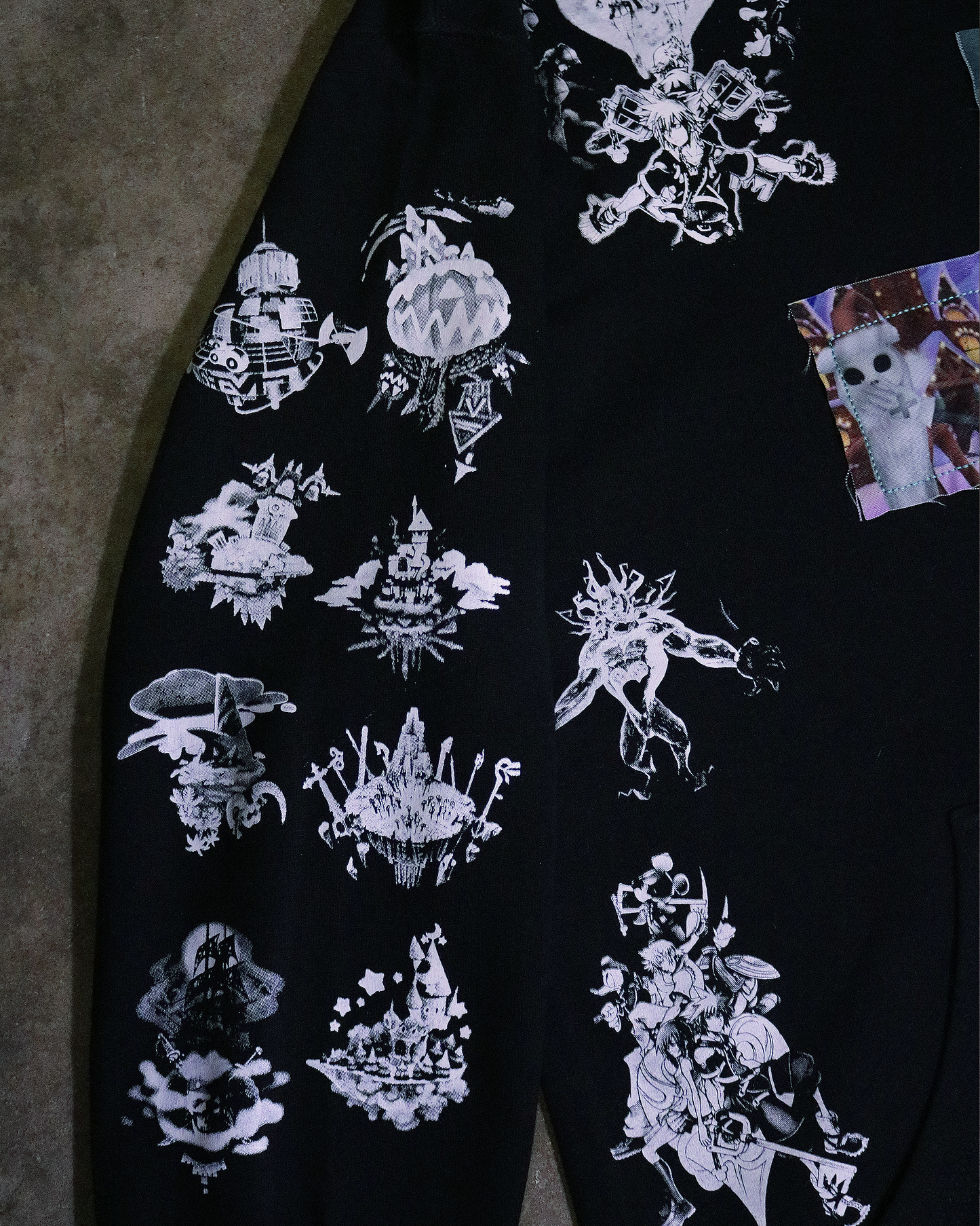 Twilight Memory Patchwork Hoodie (Ready to Ship)