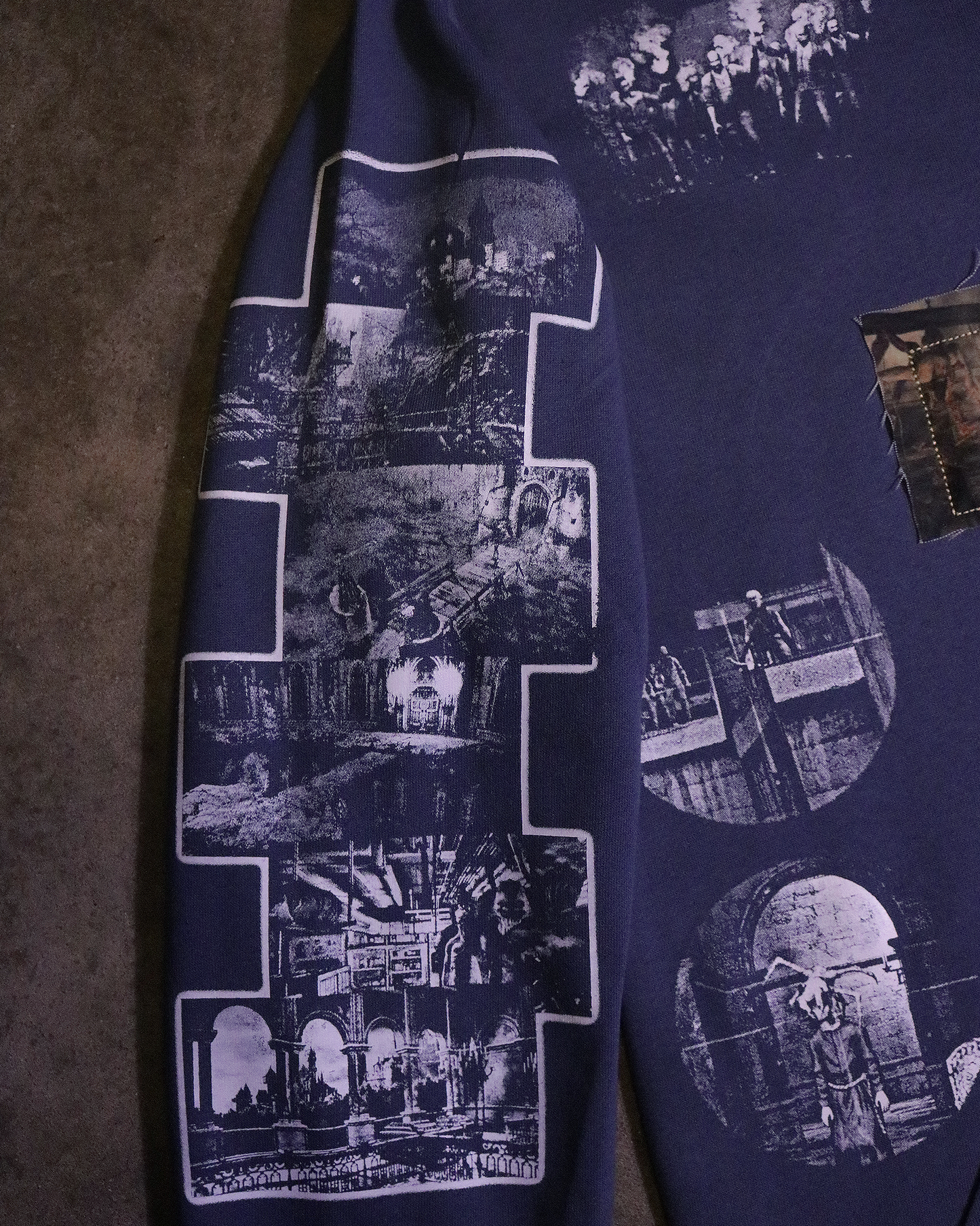 Village of the Damned Patchwork Hoodie (Ready to Ship)