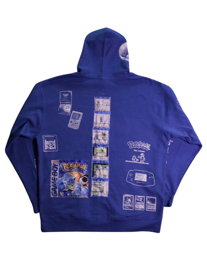 Cerulean Dreams Patchwork Hoodie (Ready to Ship)