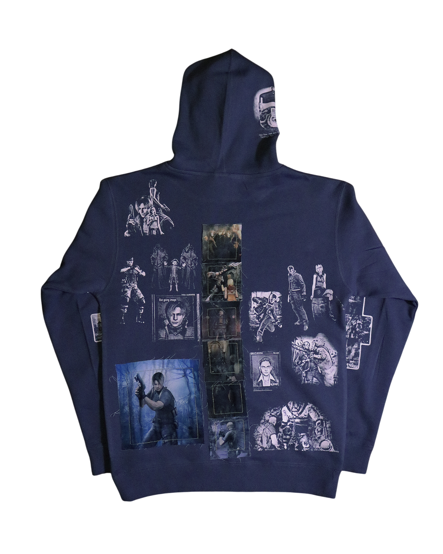 Village of the Damned Patchwork Hoodie (Ready to Ship)
