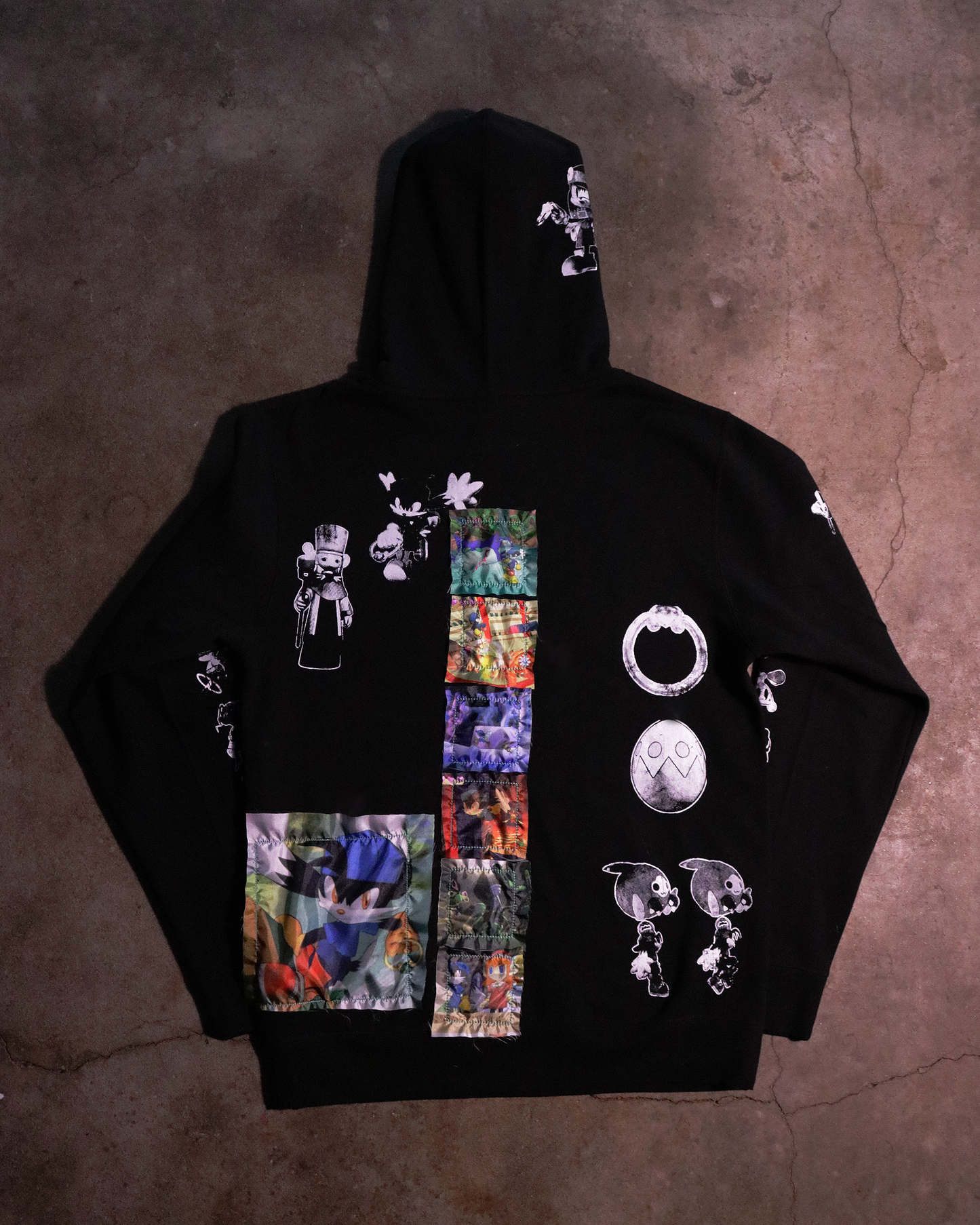 Dream Traveler Patchwork Hoodie (Ready to Ship)