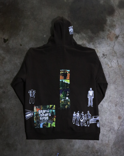 Here We Go Again Patchwork Hoodie (Ready to Ship)