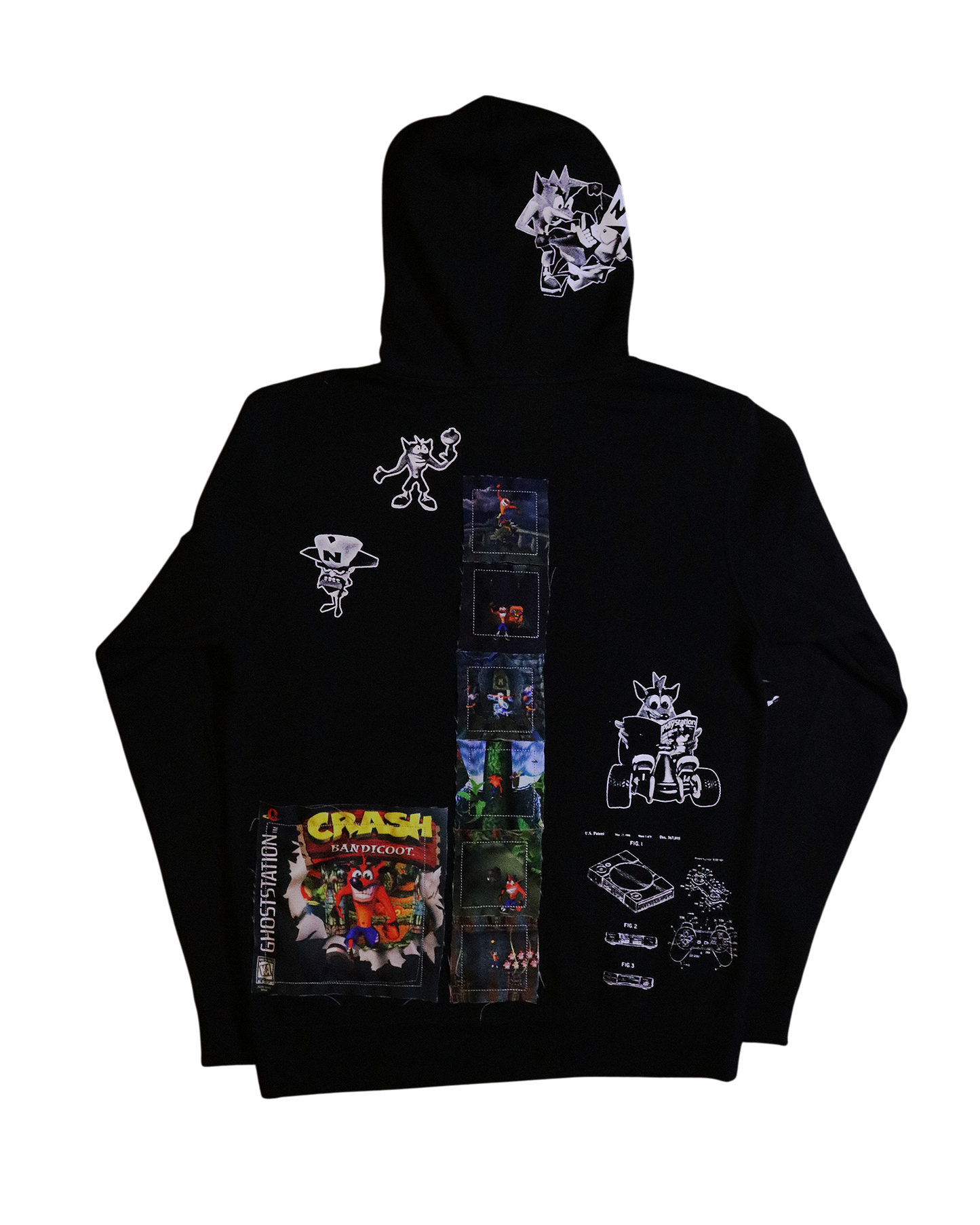 N. Sanity Patchwork Hoodie (Ready to Ship)