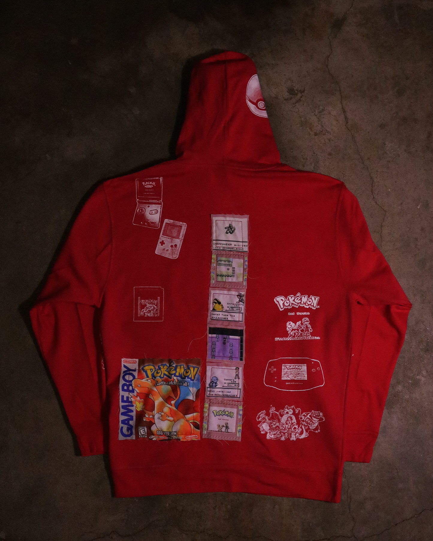 Inferno Patchwork Hoodie (Ready to Ship)