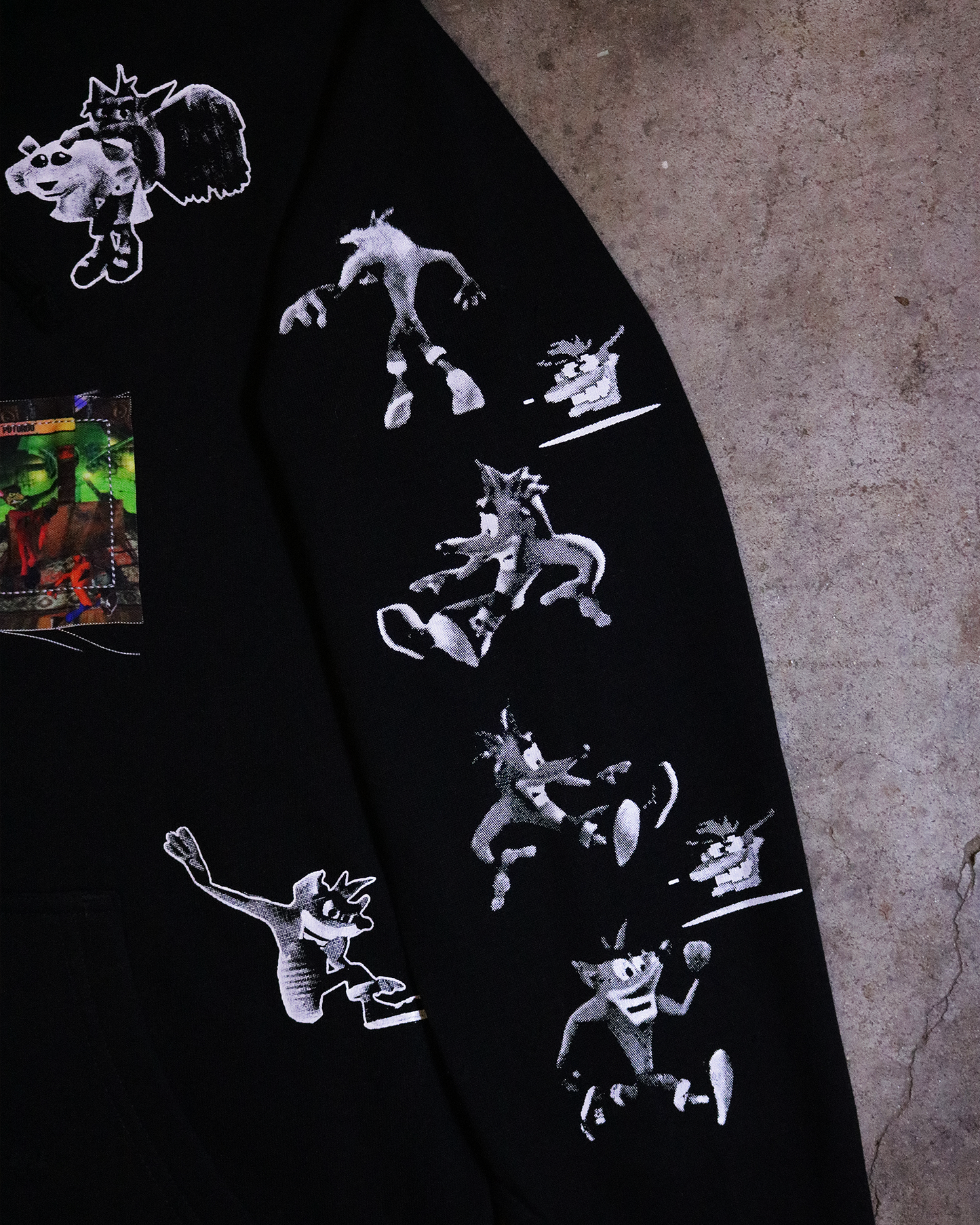 N. Sanity Patchwork Hoodie (Ready to Ship)