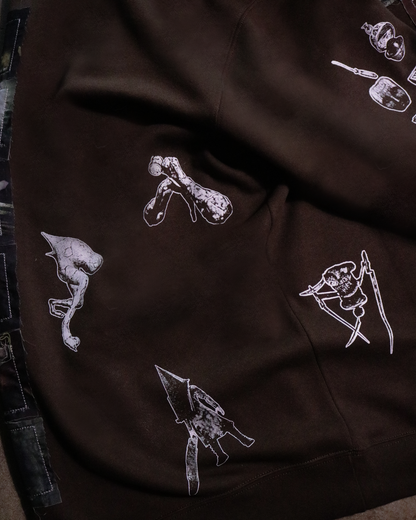 Heather's Descent Patchwork Hoodie (Ready to Ship)