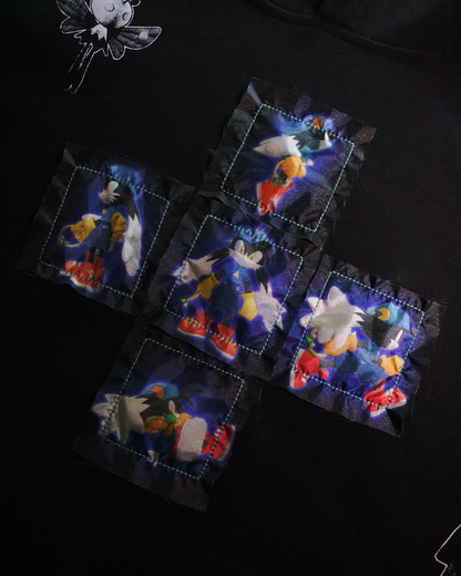 Dream Traveler Patchwork Hoodie (Ready to Ship)