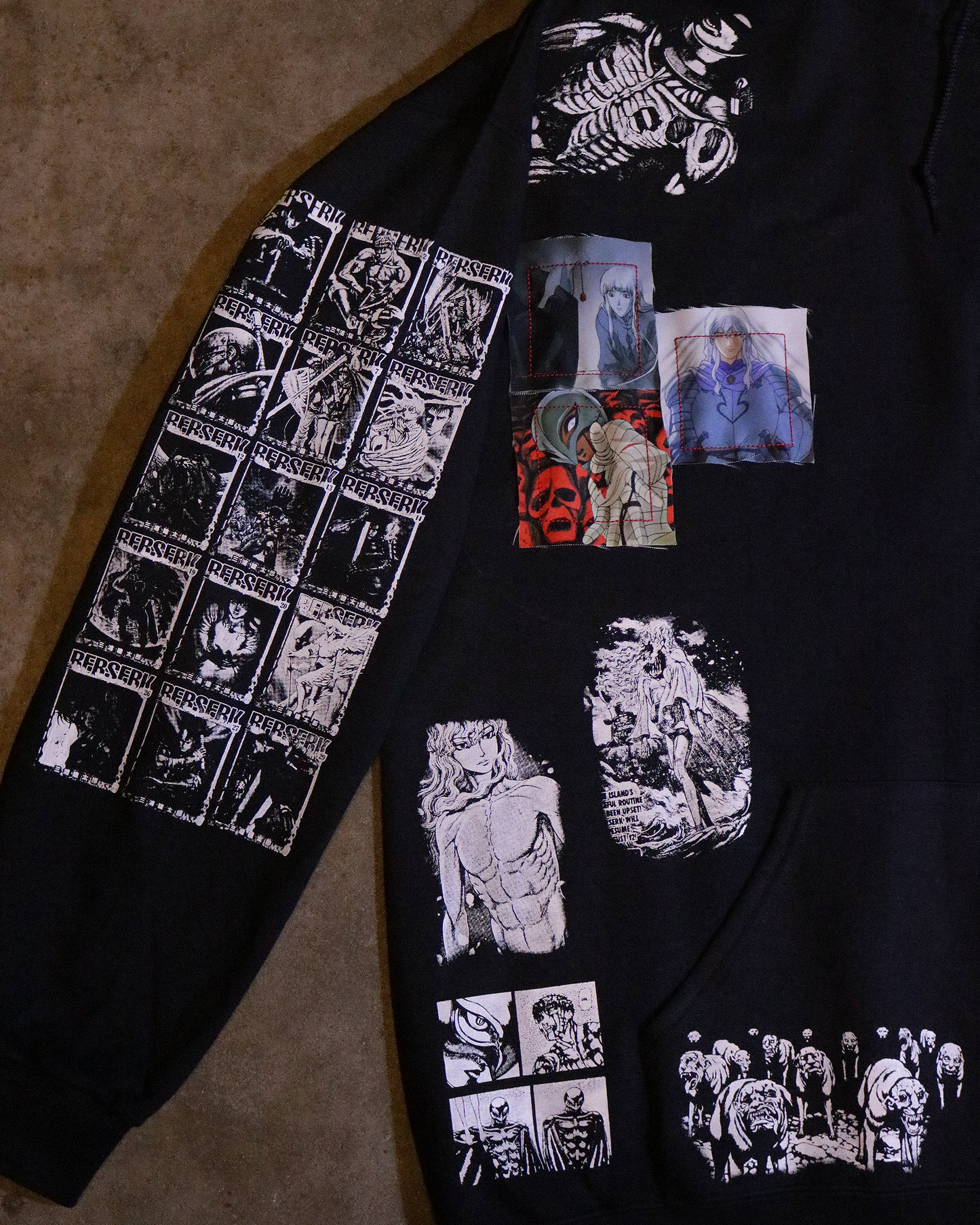 Brand of Sacrifice Patchwork Zip Up (Ready to Ship)