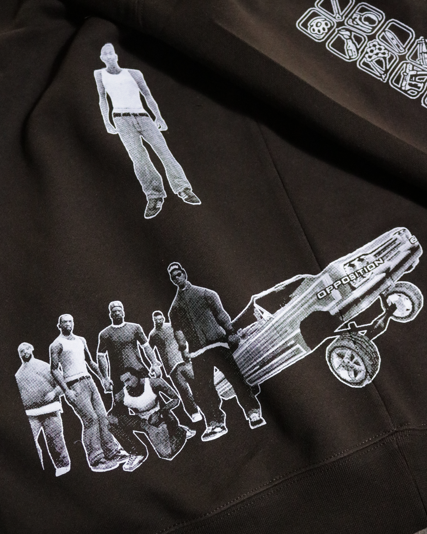 Here We Go Again Patchwork Hoodie (Ready to Ship)