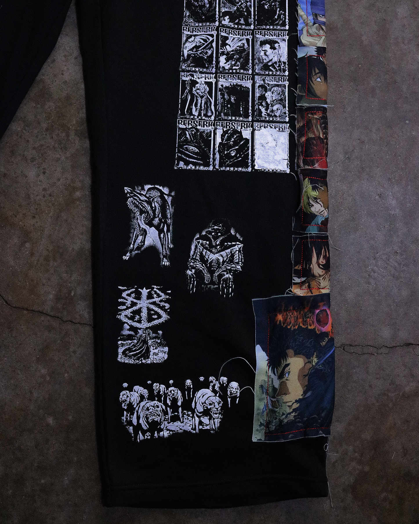 Brand of Sacrifice Patchwork Sweatpants (Ready To Ship)