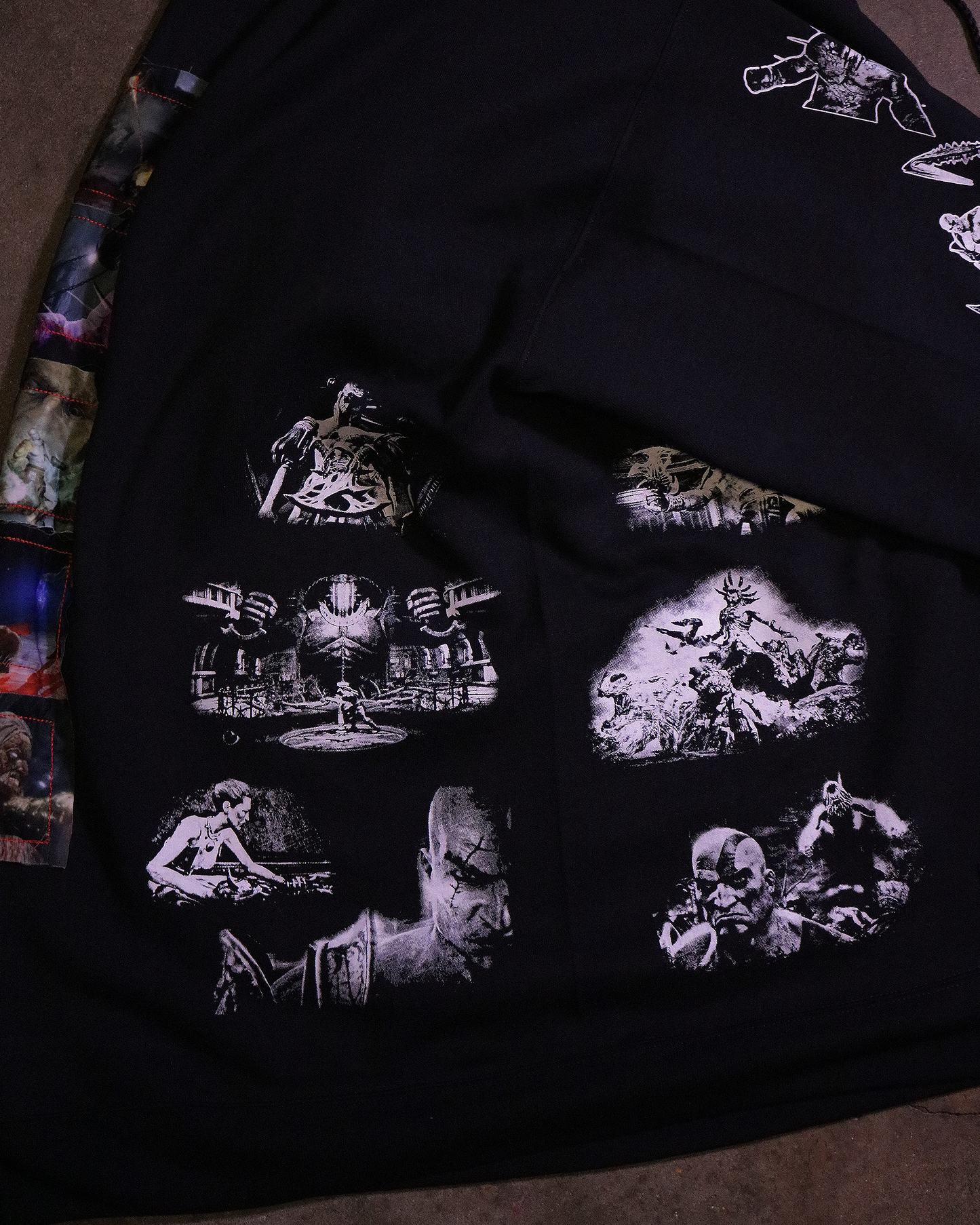 Ghost of Sparta Patchwork Zip Up (Ready to Ship)