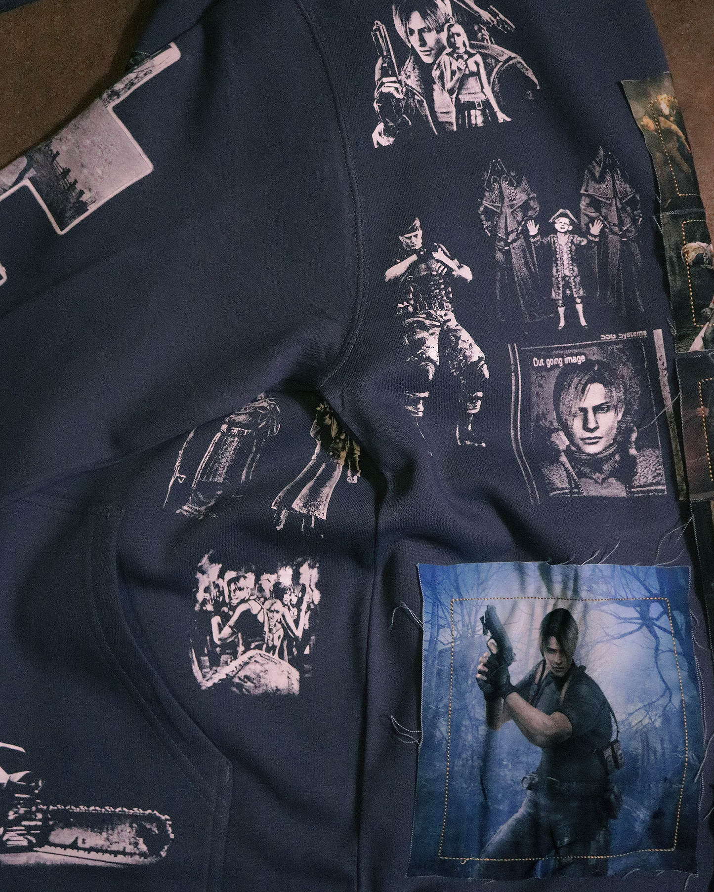 Village of the Damned Patchwork Hoodie (Ready to Ship)