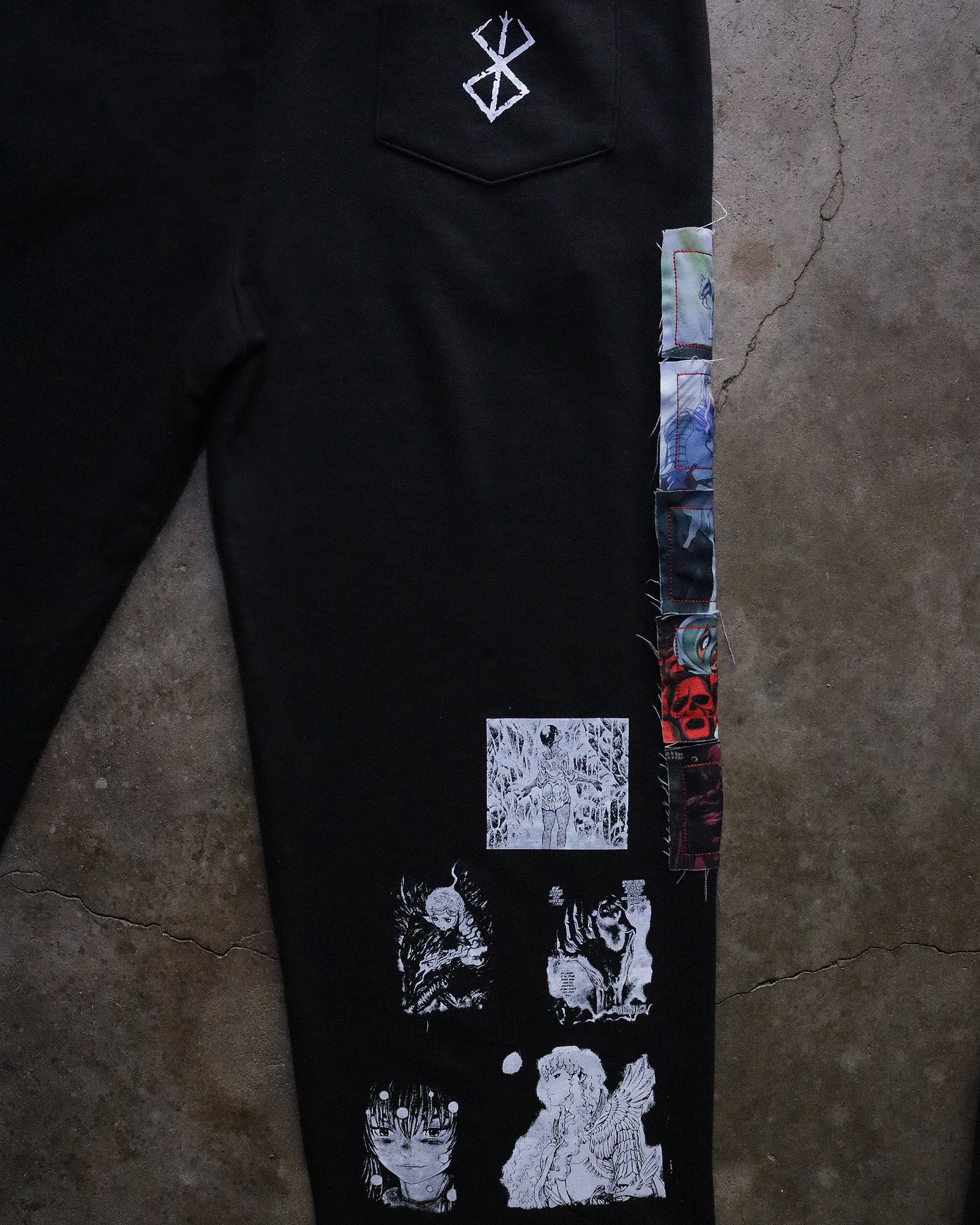 Brand of Sacrifice Patchwork Sweatpants (Ready To Ship)