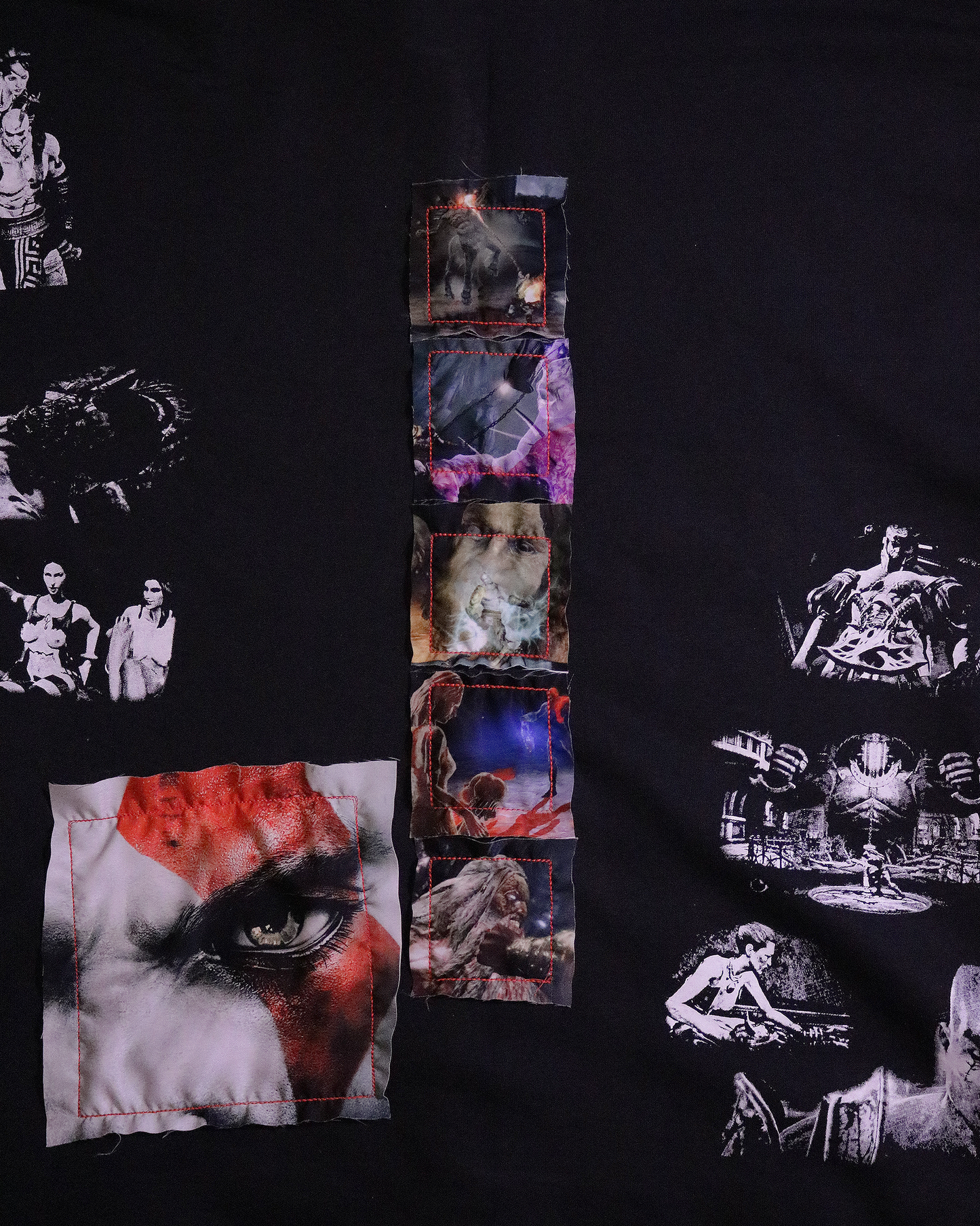 Ghost of Sparta Patchwork Zip Up (Ready to Ship)