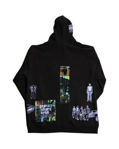 Here We Go Again Patchwork Hoodie (Ready to Ship)