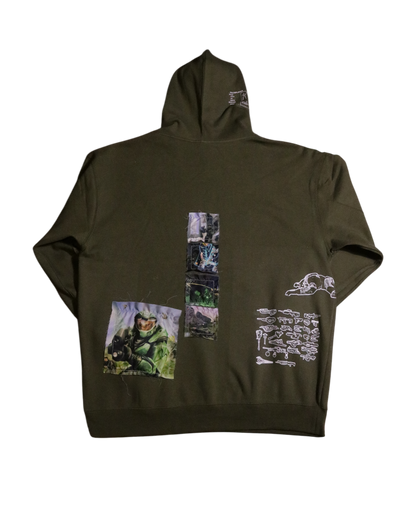 Combat Evolved Patchwork Hoodie (Ready to Ship)