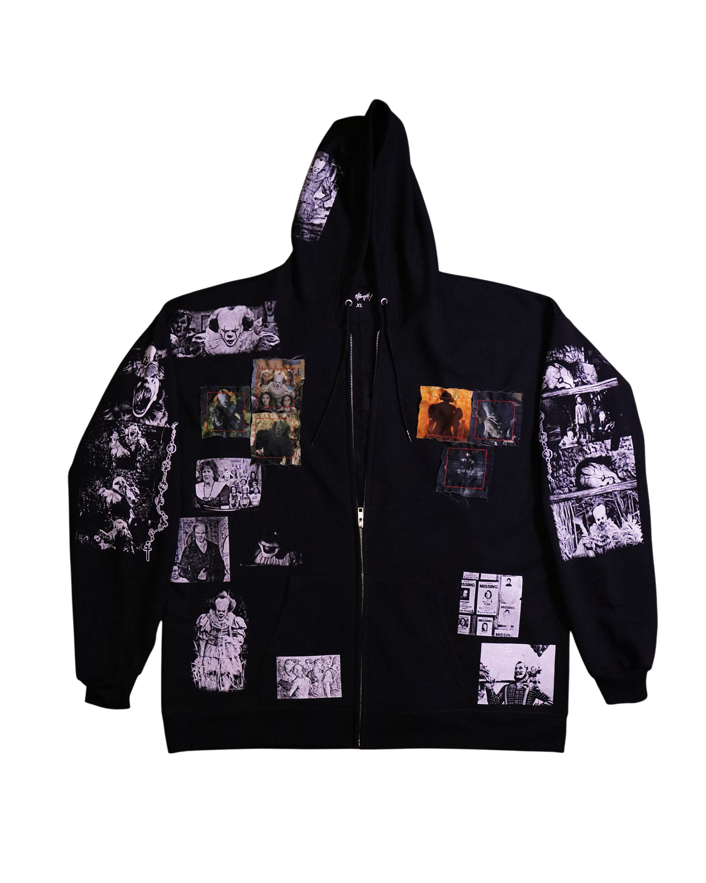Derry Nightmare Patchwork Zip Up (Ready to Ship)