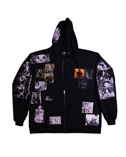 Derry Nightmare Patchwork Zip Up (Ready to Ship)