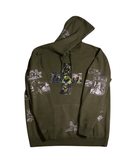 Combat Evolved Patchwork Hoodie (Ready to Ship)