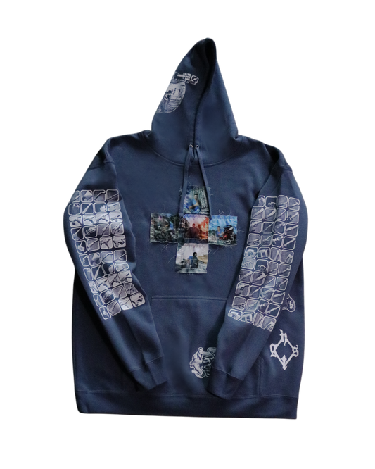 Tommy's Paradise Patchwork Hoodie (Ready to Ship)