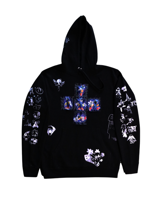 Dream Traveler Patchwork Hoodie (Ready to Ship)