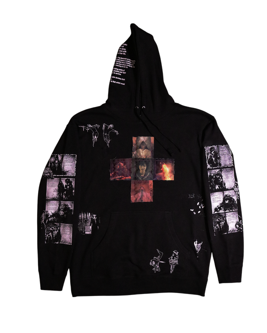 Rot in Bloom Patchwork Hoodie (Ready to Ship)
