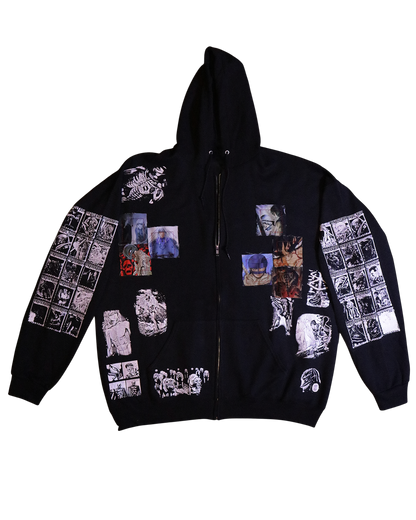 Brand of Sacrifice Patchwork Zip Up (Ready to Ship)