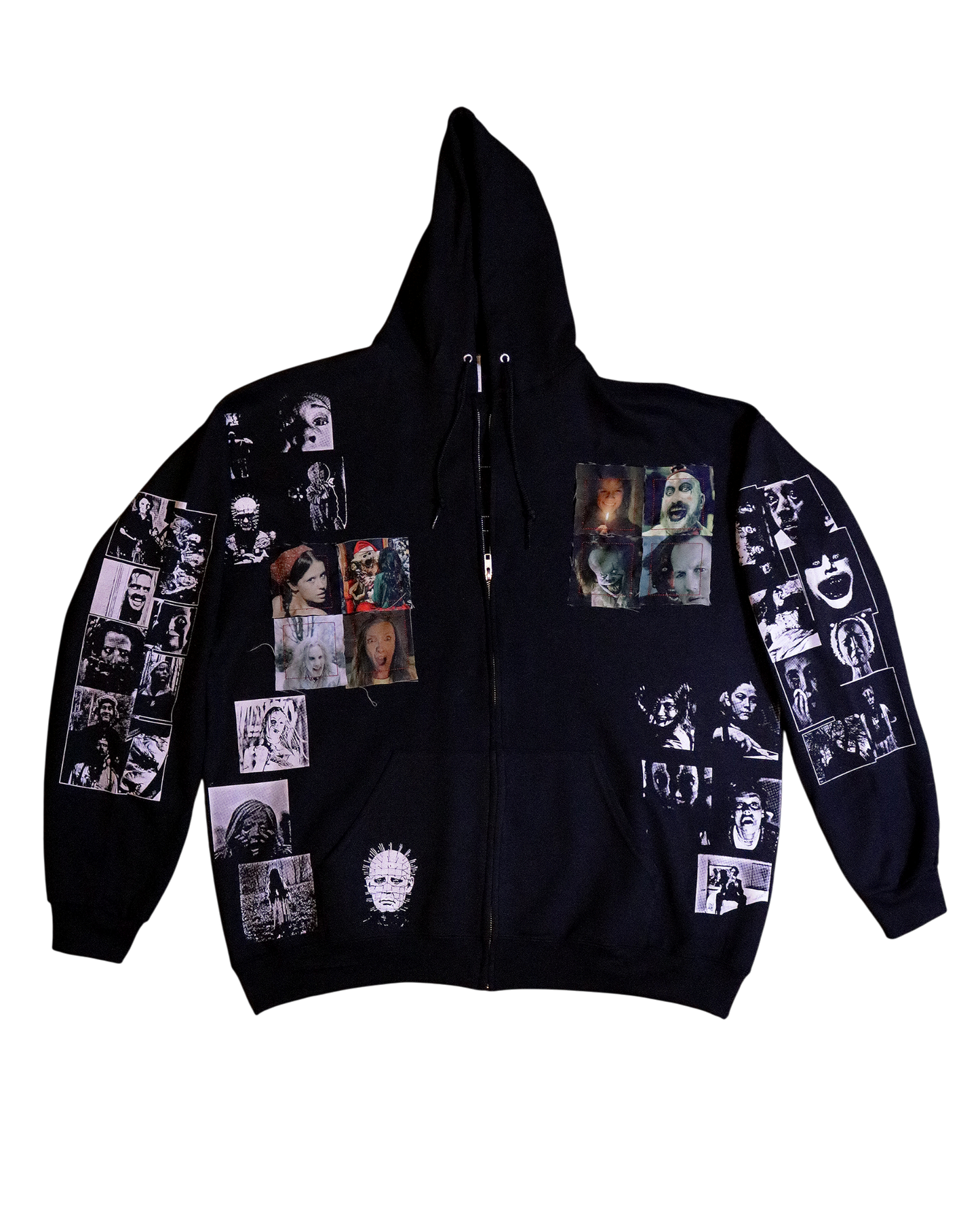 All Hallows Patchwork Zip Up (Ready to Ship)