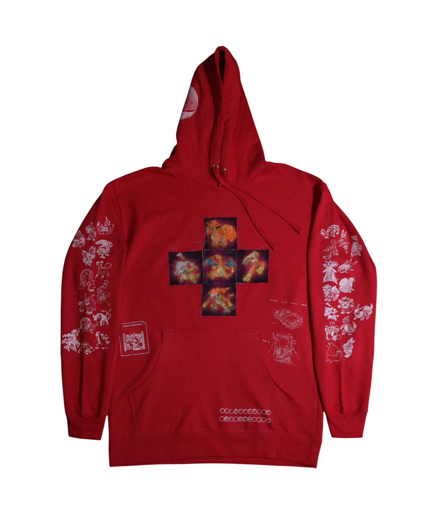 Inferno Patchwork Hoodie (Ready to Ship)