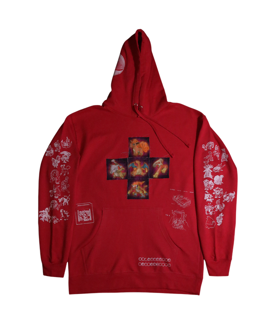 Inferno Patchwork Hoodie (Ready to Ship)