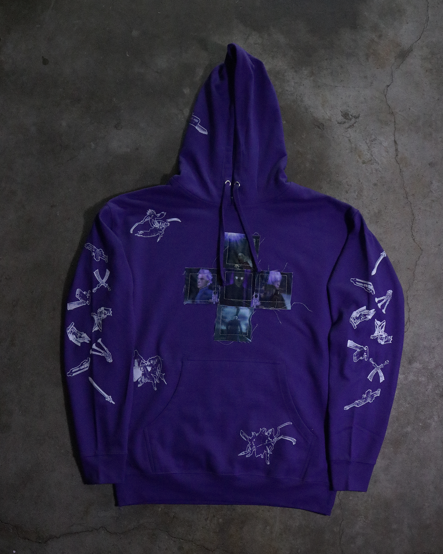 Stylish Rank Patchwork Hoodie (Ready to Ship)